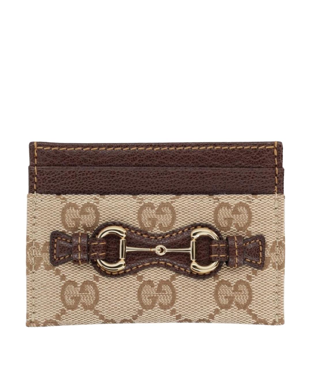GUCCI Бежевый кардхолдер, фото 1