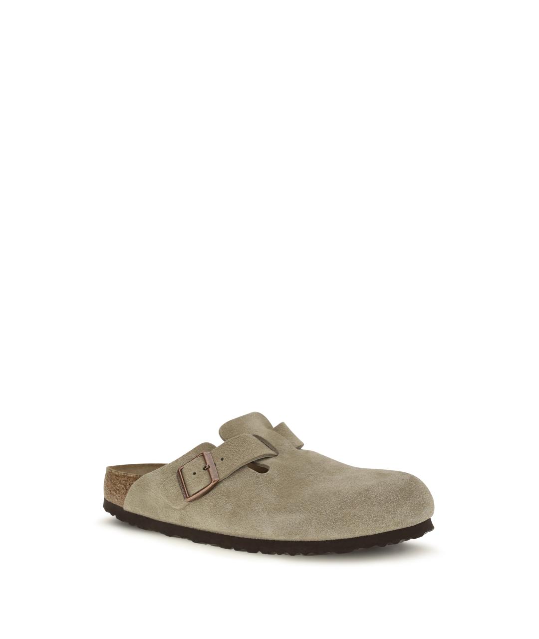 BIRKENSTOCK Бежевые синтетические мюли, фото 2