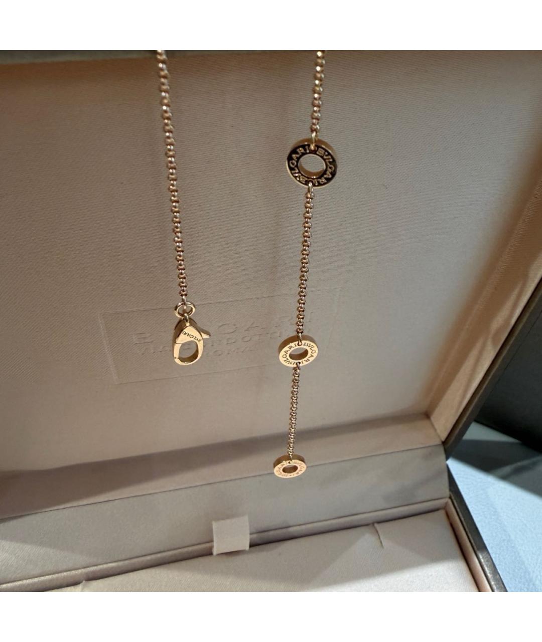 BVLGARI Золотое колье из розового золота, фото 4