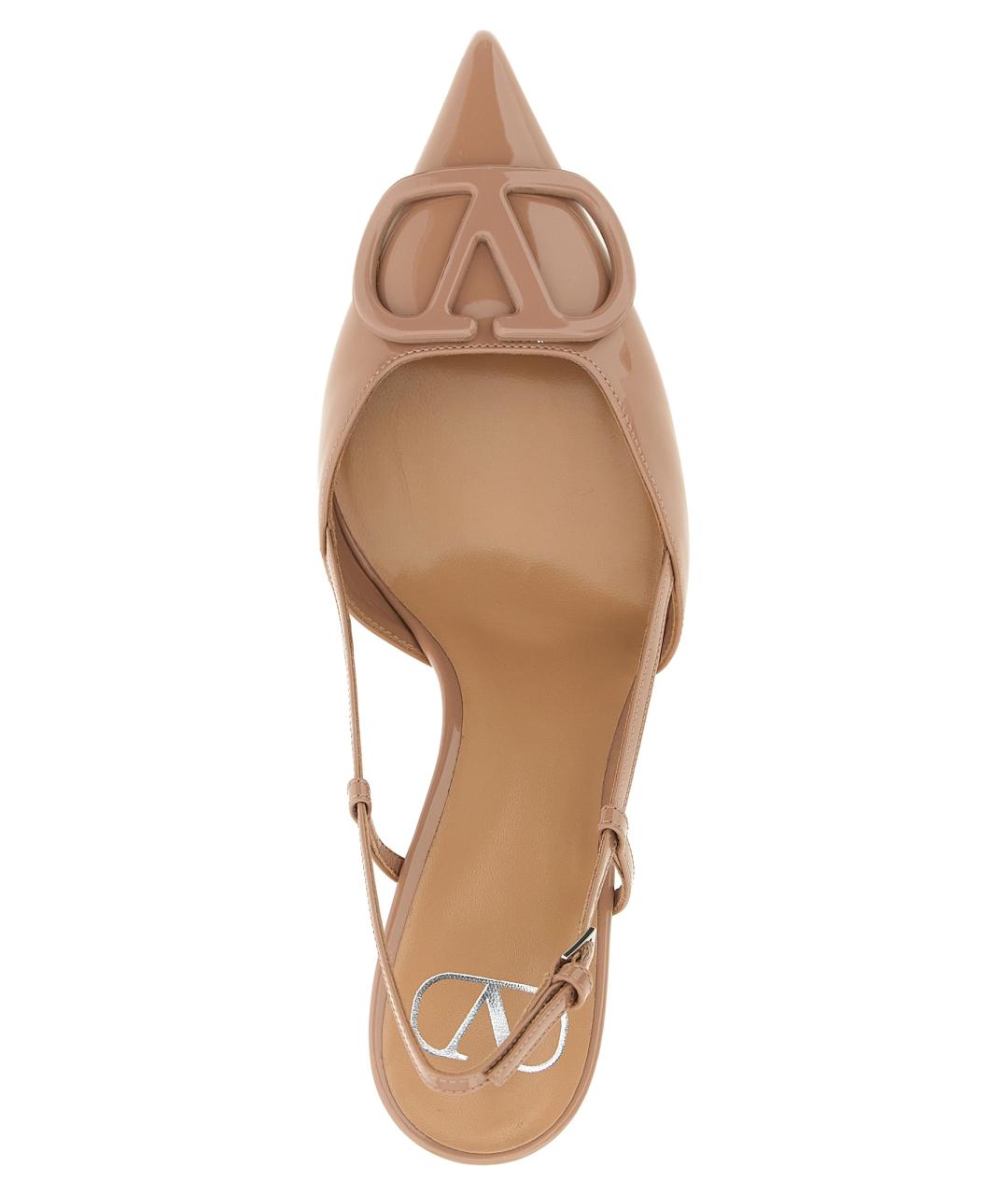 VALENTINO Розовые кожаные туфли, фото 4