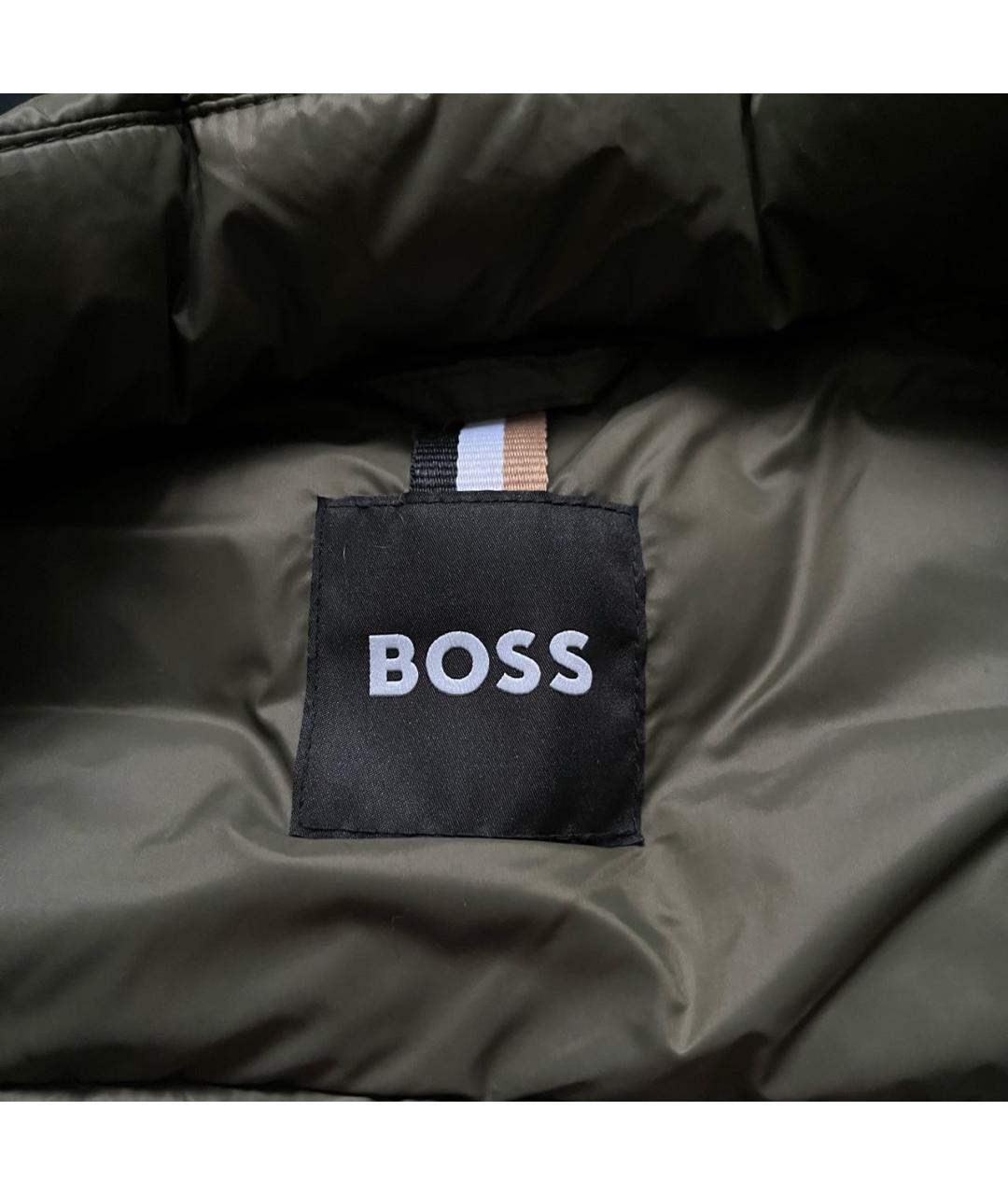 HUGO BOSS Зеленый полиэстеровый жилет, фото 6