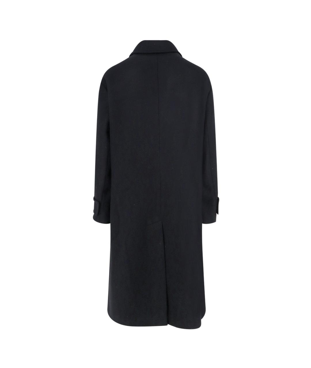 GIORGIO ARMANI Черное шерстяное пальто, фото 2