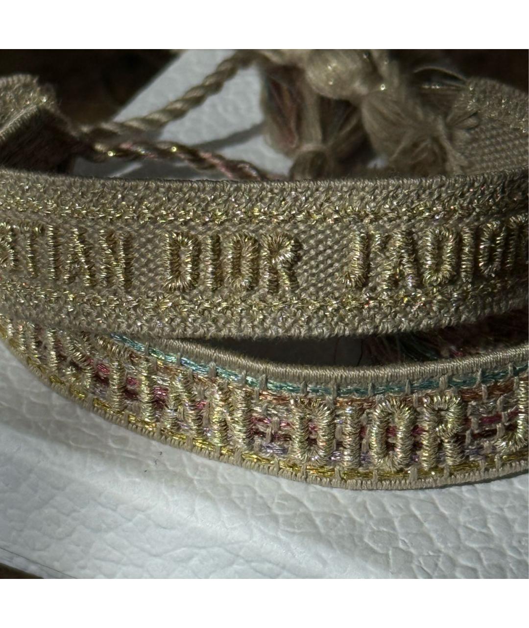 CHRISTIAN DIOR Бежевый браслет, фото 4