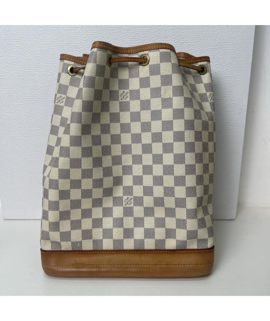 LOUIS VUITTON Белая кожаная сумка через плечо, фото 2