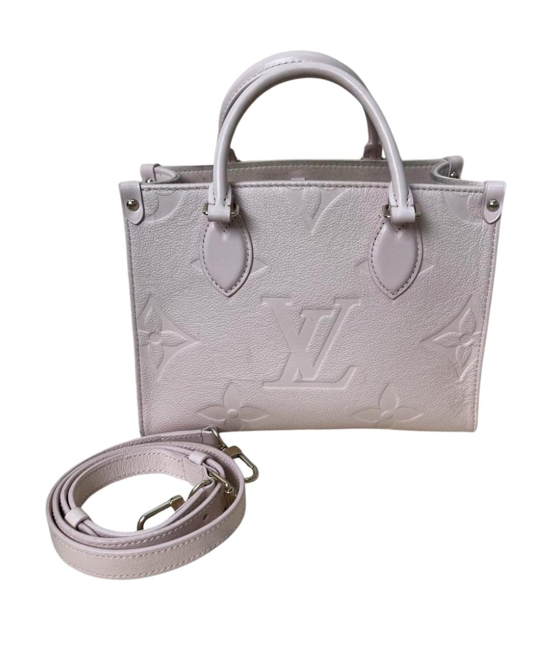 LOUIS VUITTON Розовая кожаная сумка через плечо, фото 1