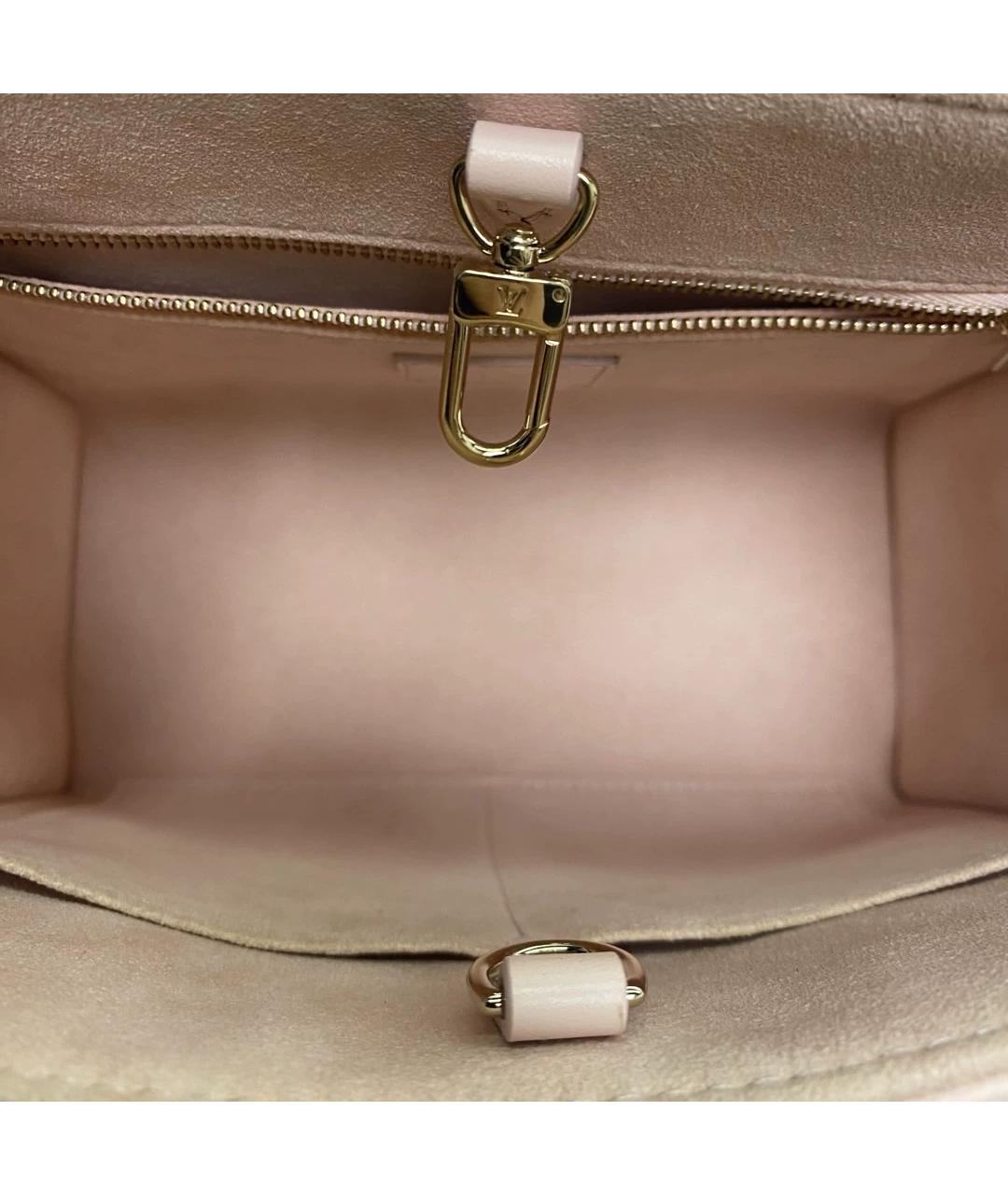 LOUIS VUITTON Розовая кожаная сумка через плечо, фото 5