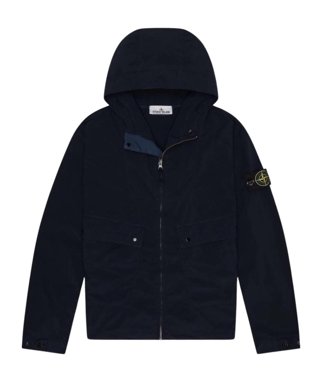 STONE ISLAND Темно-синяя куртка, фото 1