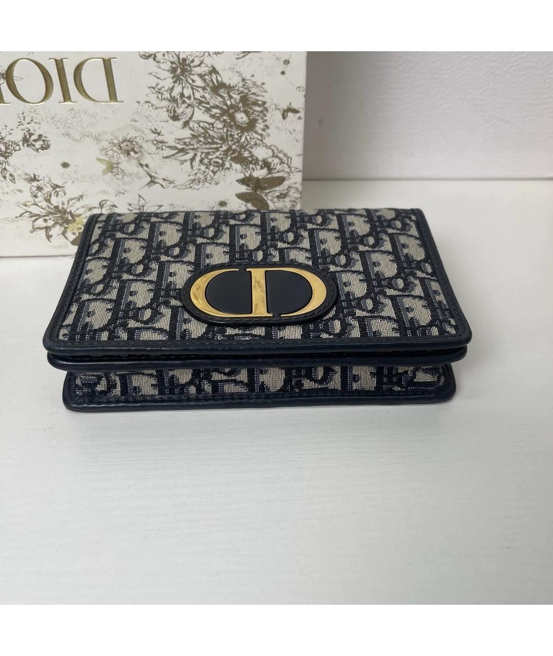 CHRISTIAN DIOR Темно-синяя поясная сумка из искусственной кожи, фото 2