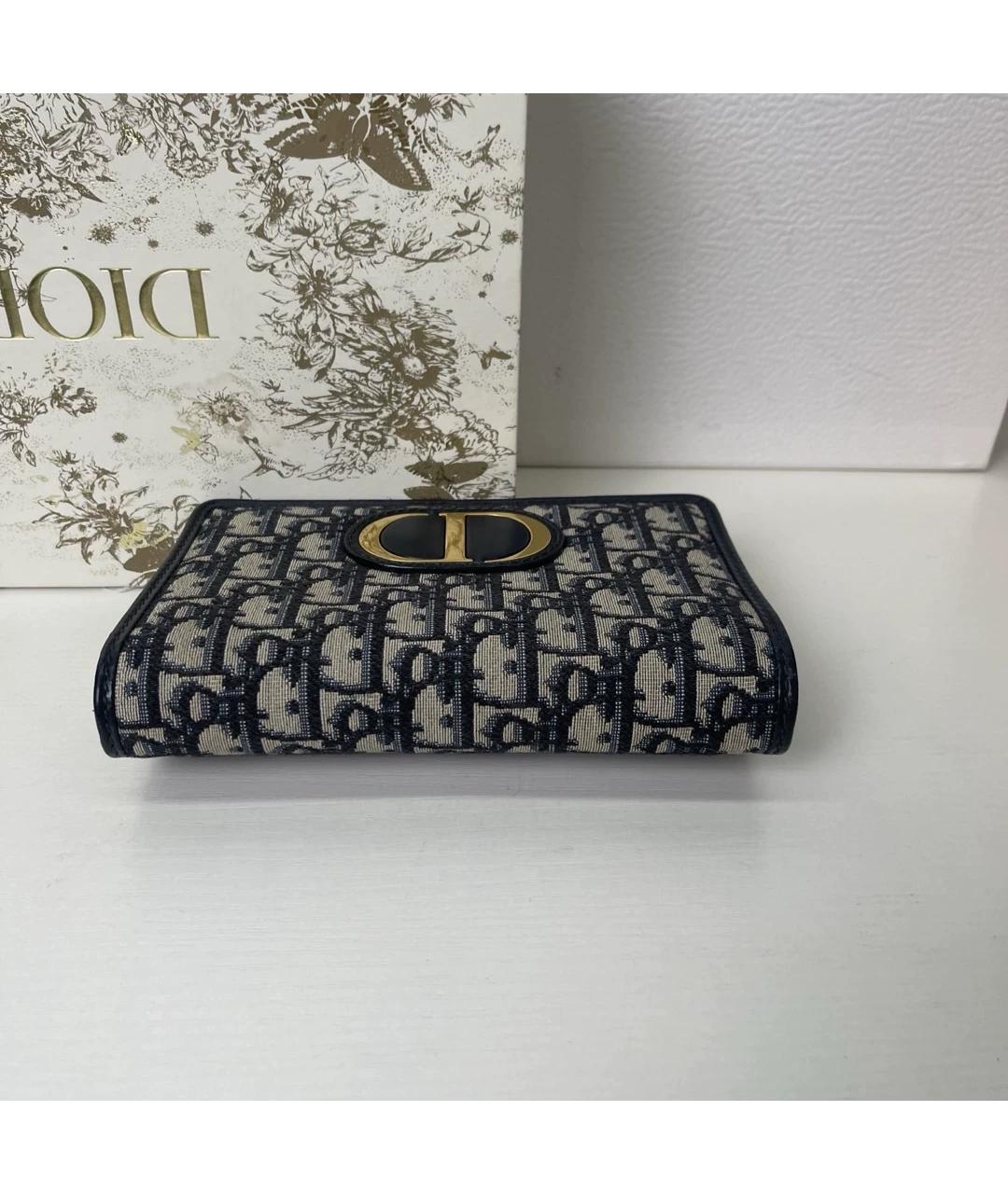 CHRISTIAN DIOR Темно-синяя поясная сумка из искусственной кожи, фото 4