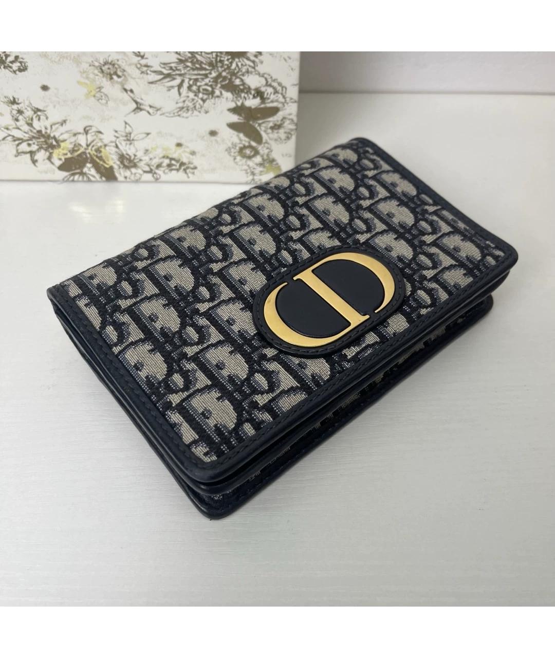 CHRISTIAN DIOR Темно-синяя поясная сумка из искусственной кожи, фото 6