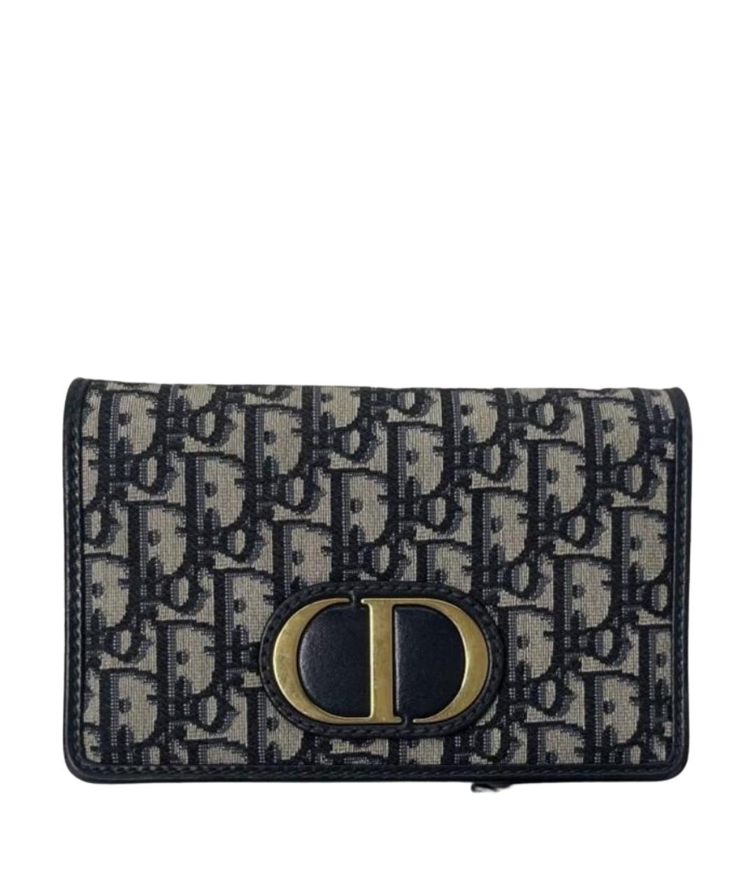 CHRISTIAN DIOR Темно-синяя поясная сумка из искусственной кожи, фото 1