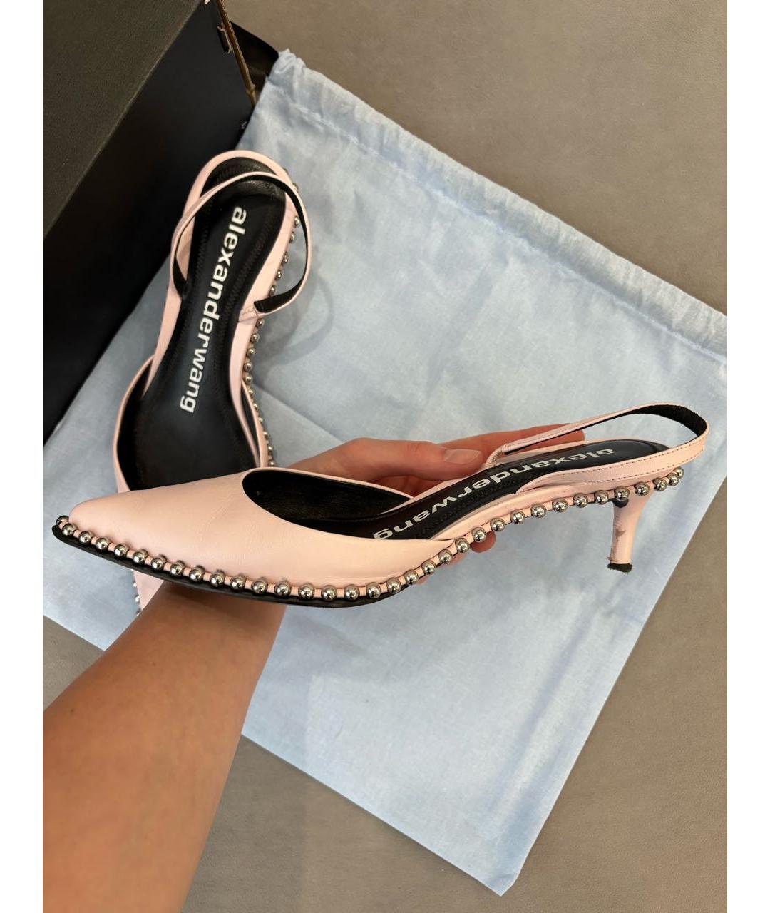 ALEXANDER WANG Кожаные туфли, фото 6
