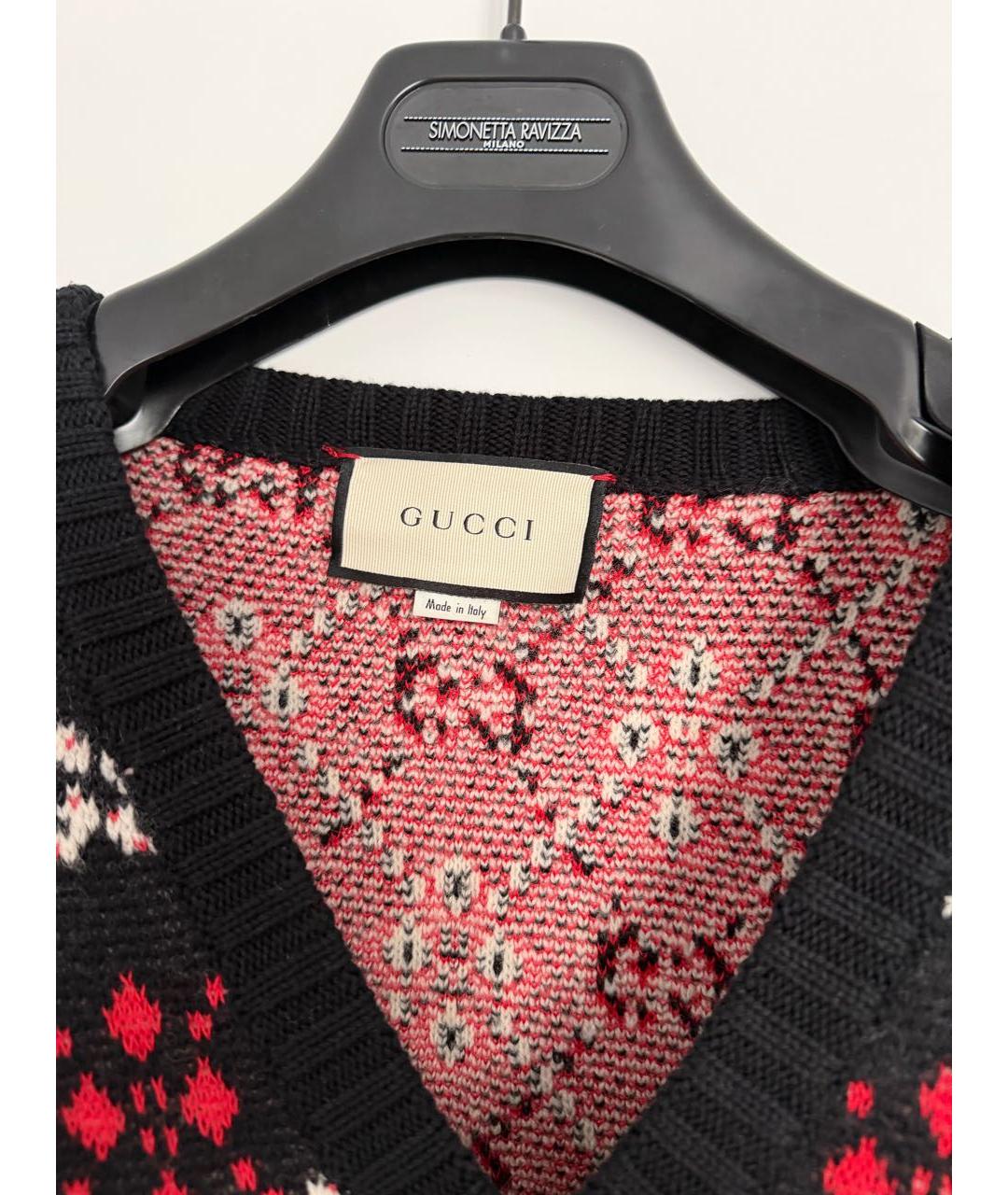 GUCCI Мульти шерстяной джемпер / свитер, фото 3