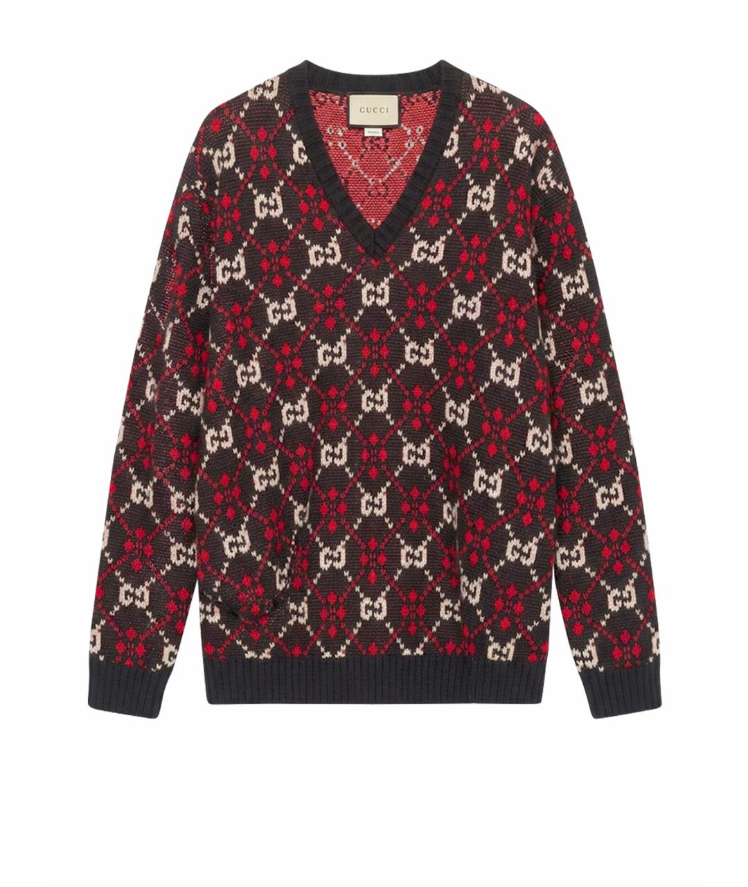 GUCCI Мульти шерстяной джемпер / свитер, фото 1