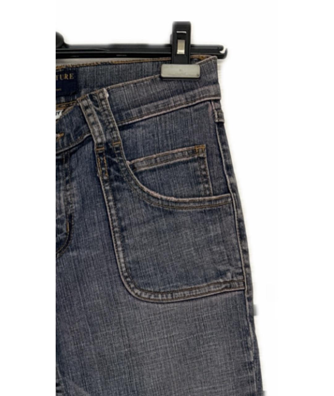 JUICY COUTURE Синие хлопковые джинсы клеш, фото 4