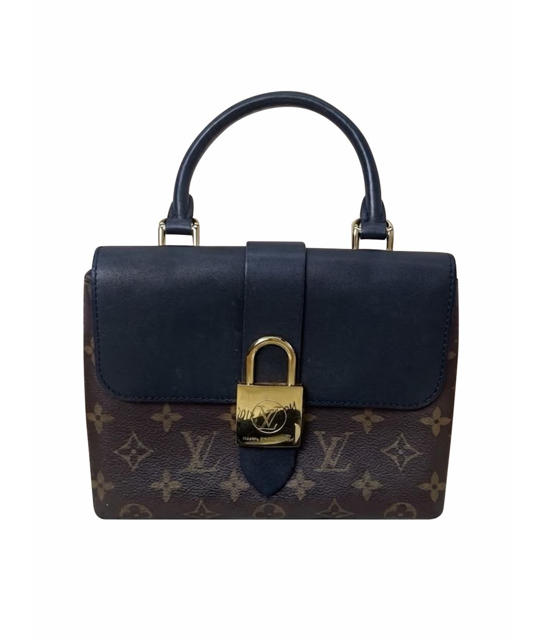 LOUIS VUITTON Черная кожаная сумка через плечо, фото 1