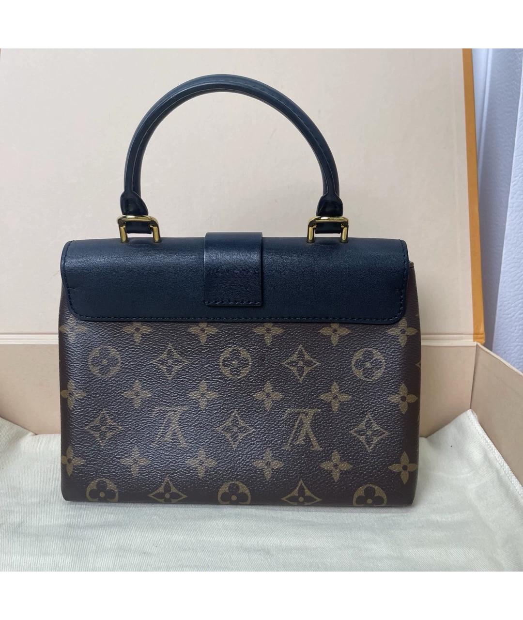 LOUIS VUITTON Черная кожаная сумка через плечо, фото 2