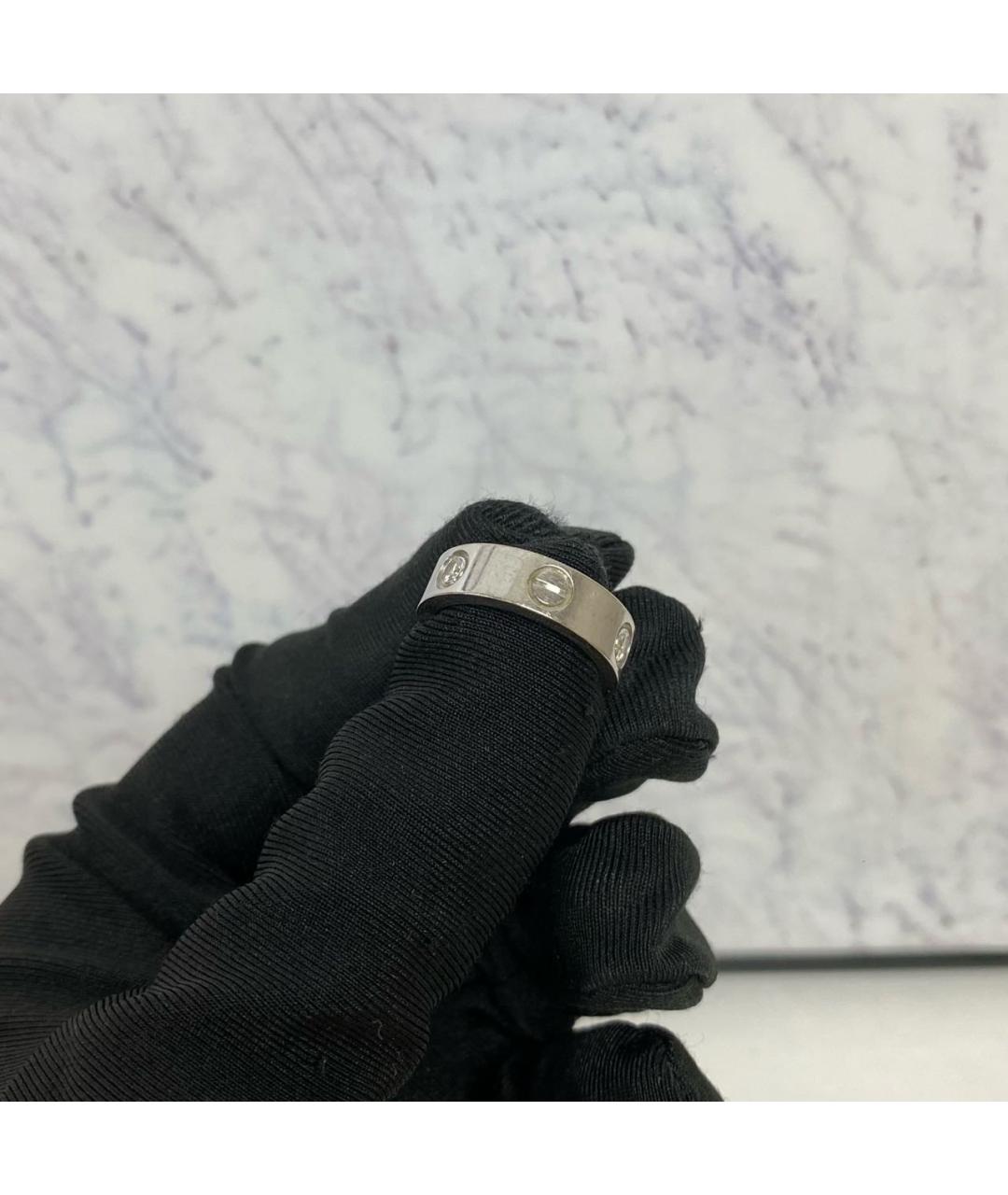 CARTIER Серебряное кольцо из белого золота, фото 4