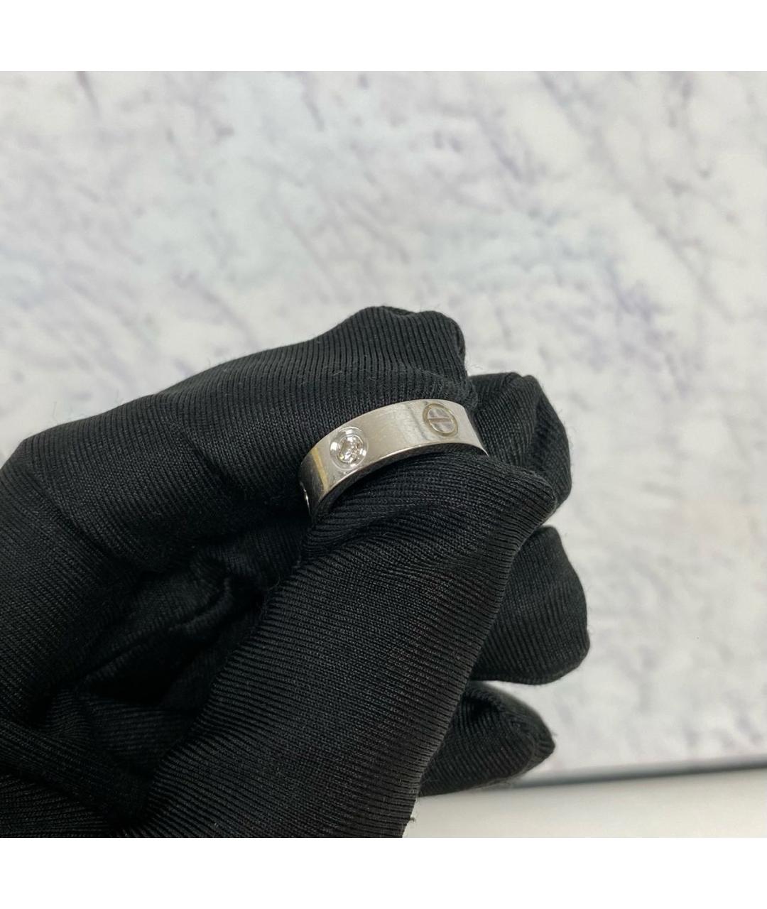 CARTIER Серебряное кольцо из белого золота, фото 3
