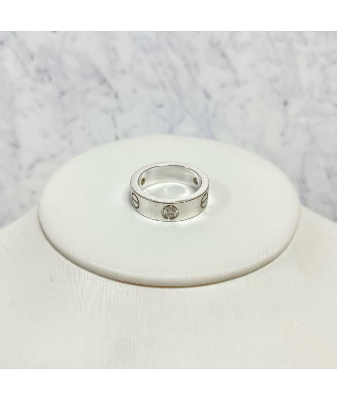 CARTIER Серебряное кольцо из белого золота, фото 5