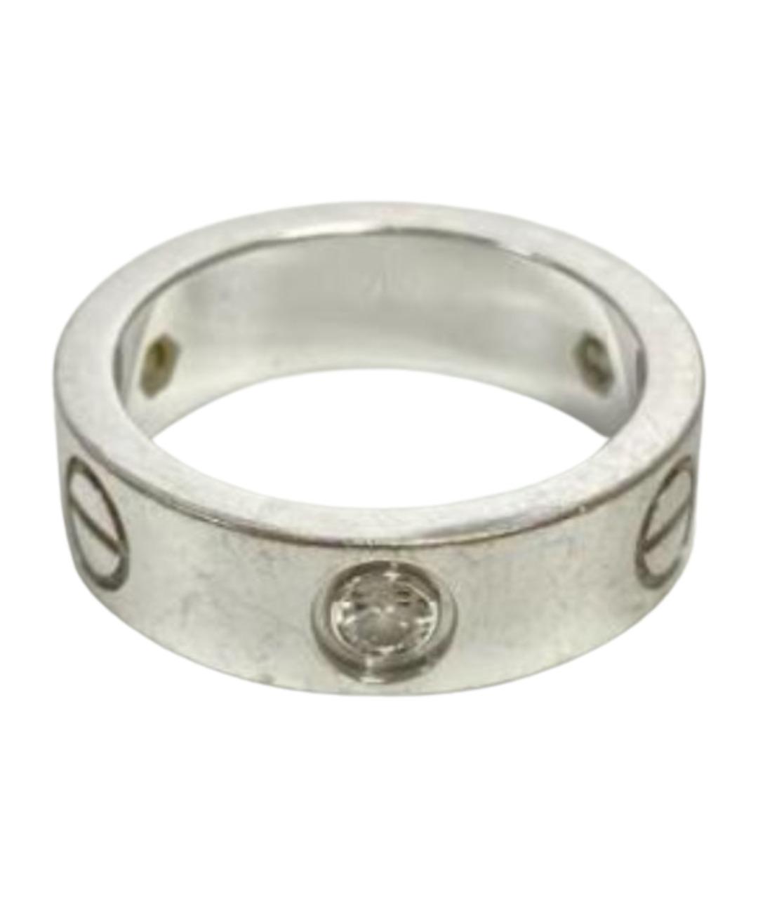 CARTIER Серебряное кольцо из белого золота, фото 1