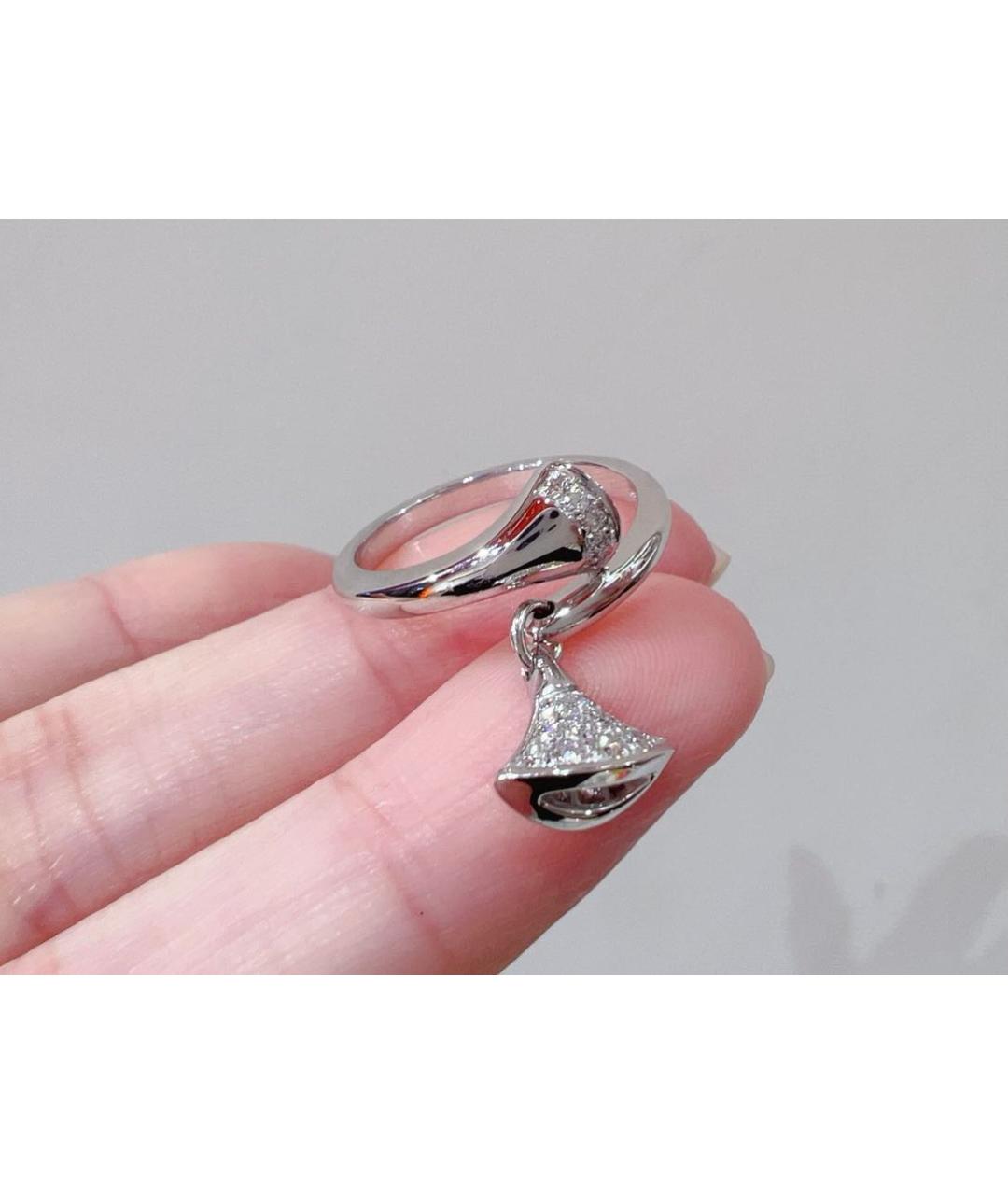 BVLGARI Белое кольцо из белого золота, фото 2