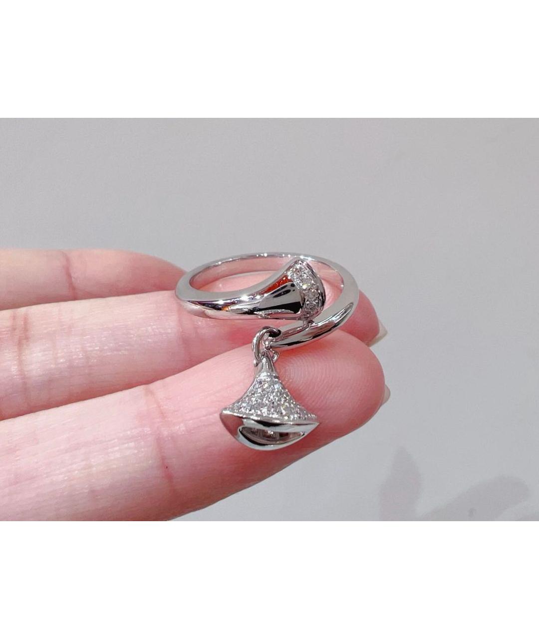 BVLGARI Белое кольцо из белого золота, фото 8