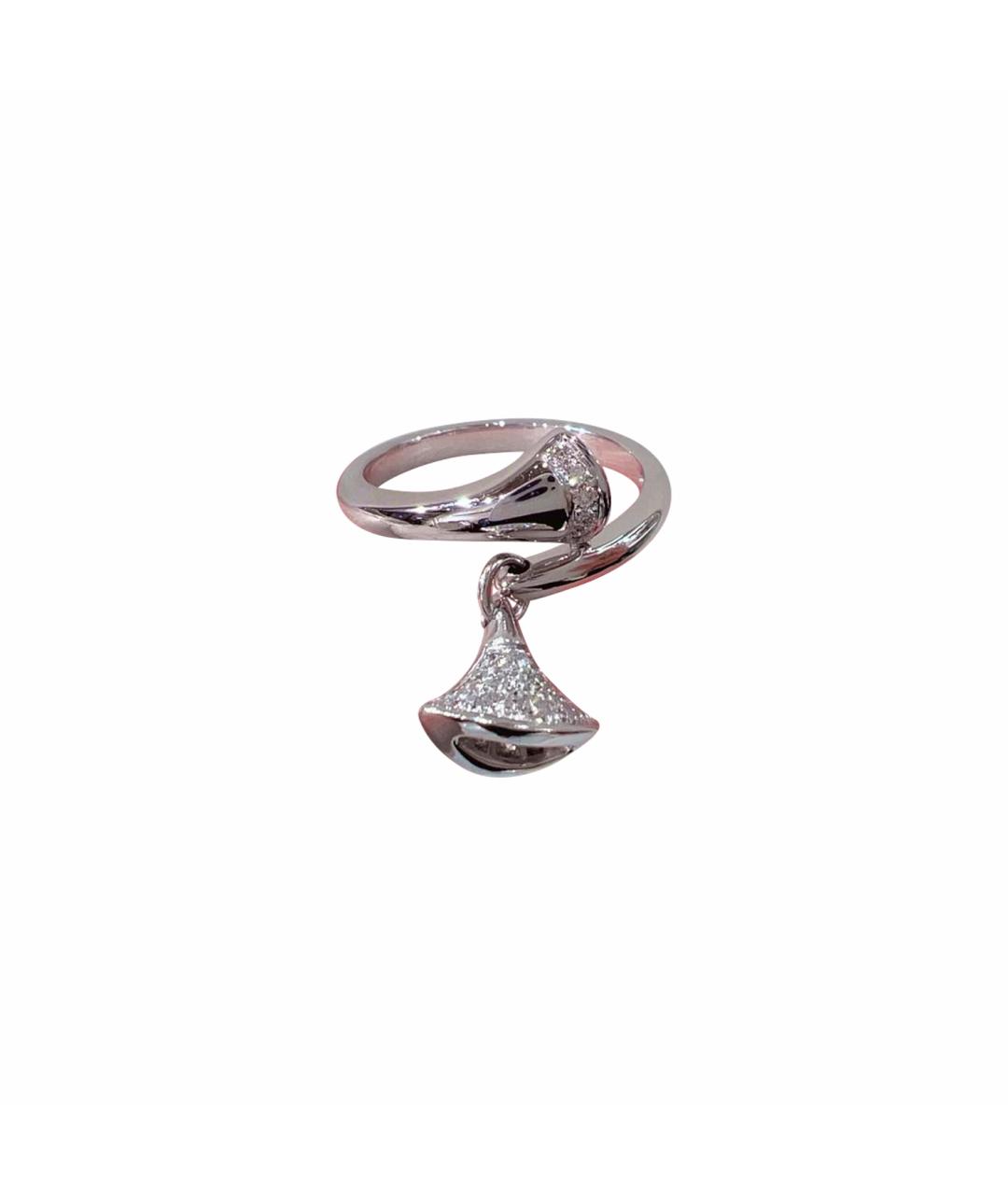BVLGARI Белое кольцо из белого золота, фото 1