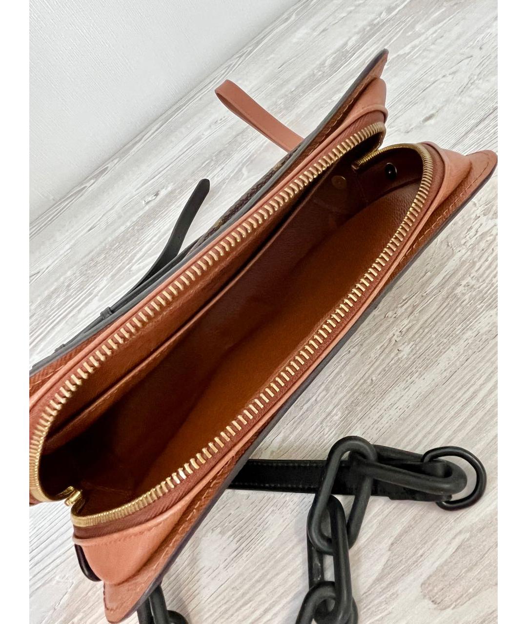 LOUIS VUITTON Коричневая барсетка из канвы, фото 4