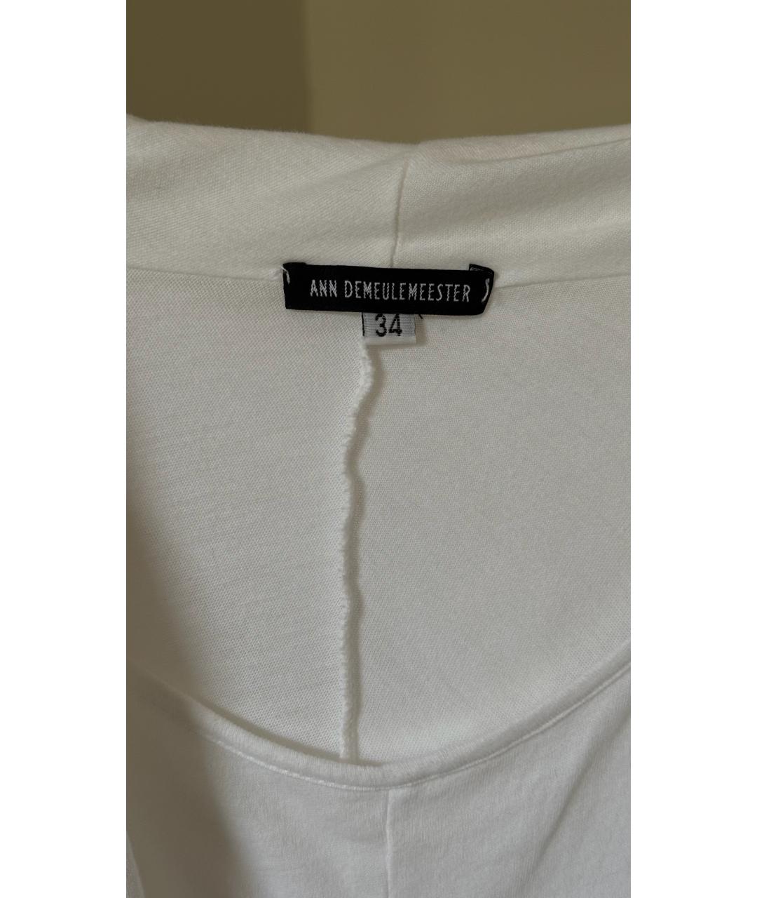 ANN DEMEULEMEESTER Белая блузы, фото 5