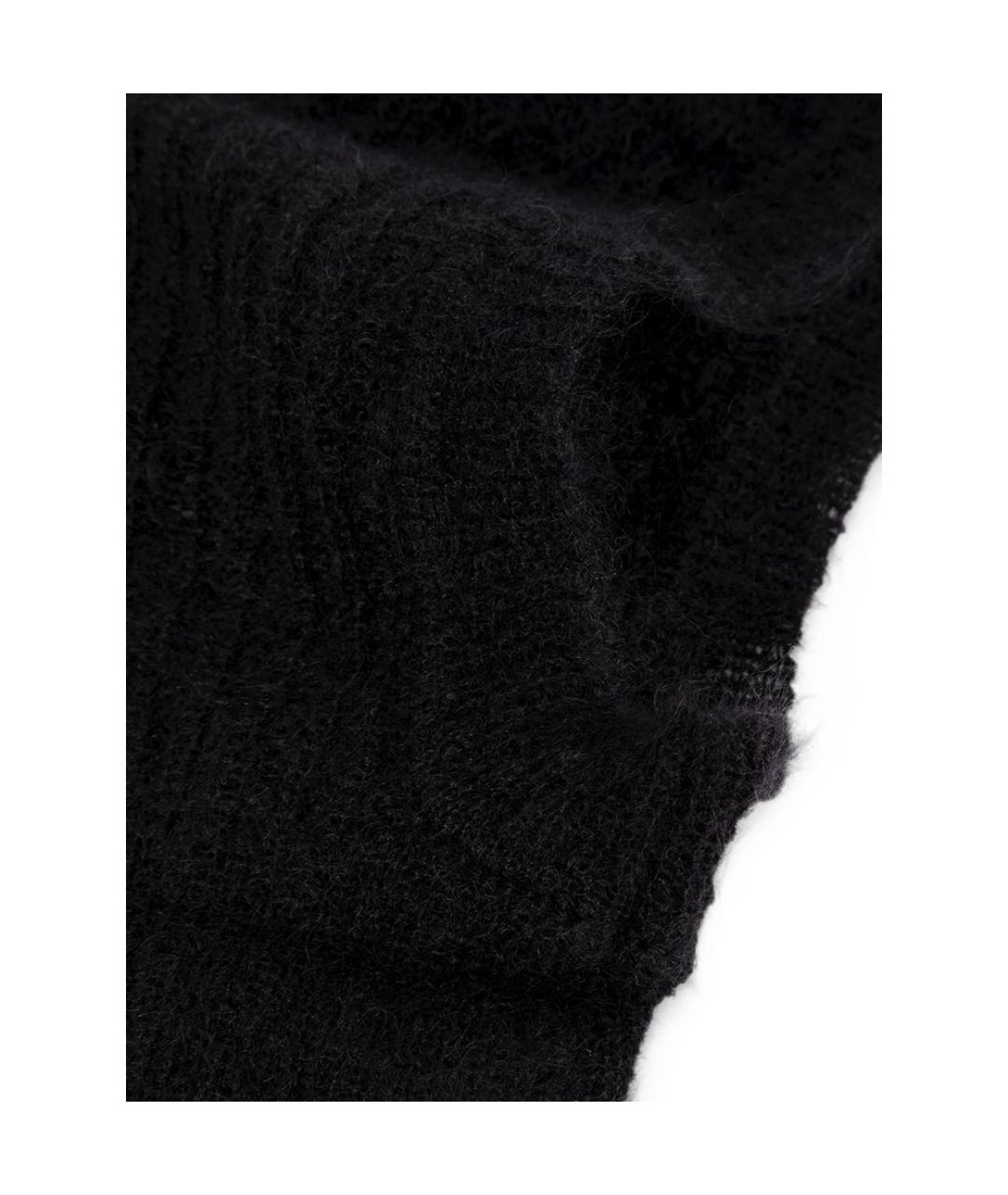ANN DEMEULEMEESTER Черная шерстяная шапка, фото 3