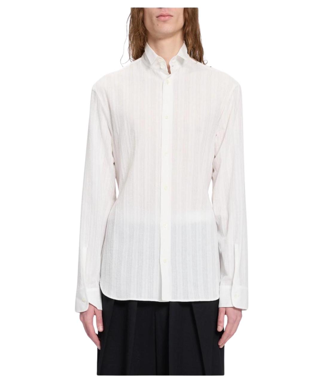 ANN DEMEULEMEESTER Хлопковая классическая рубашка, фото 1