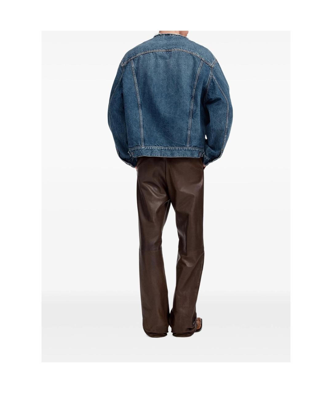 MAISON MARGIELA Синяя хлопковая куртка, фото 3