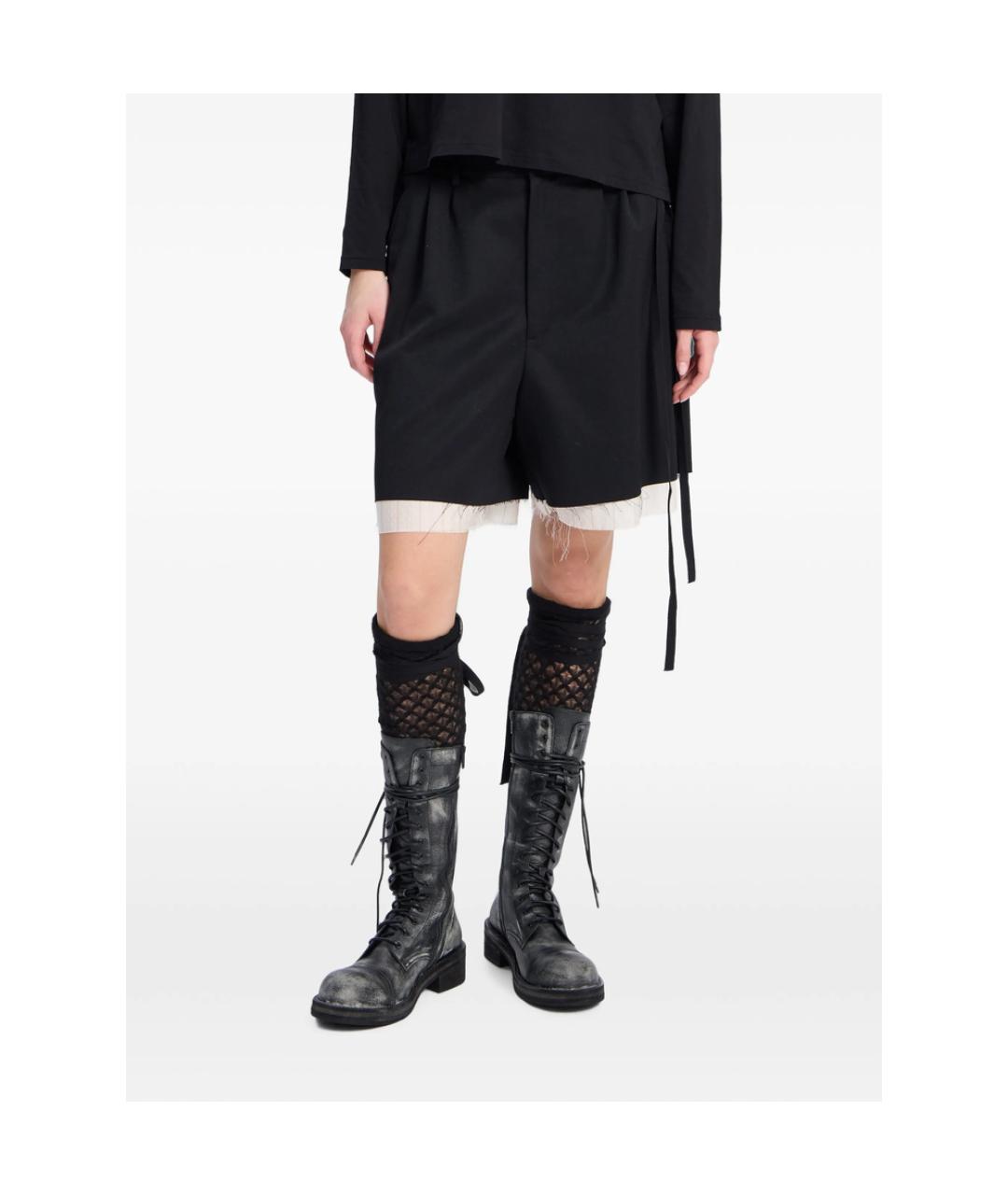 ANN DEMEULEMEESTER Черные кожаные ботинки, фото 3