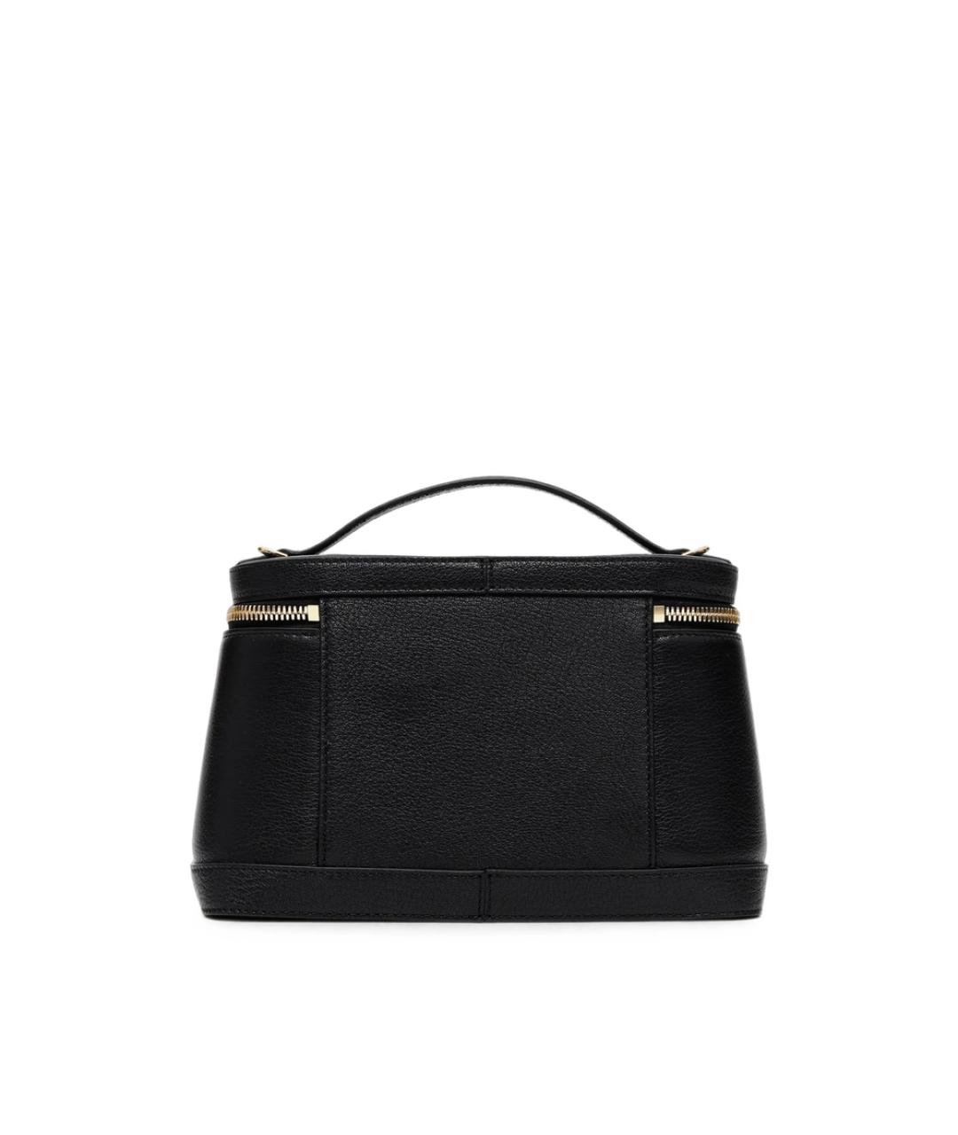 JACQUEMUS Черная кожаная сумка через плечо, фото 3