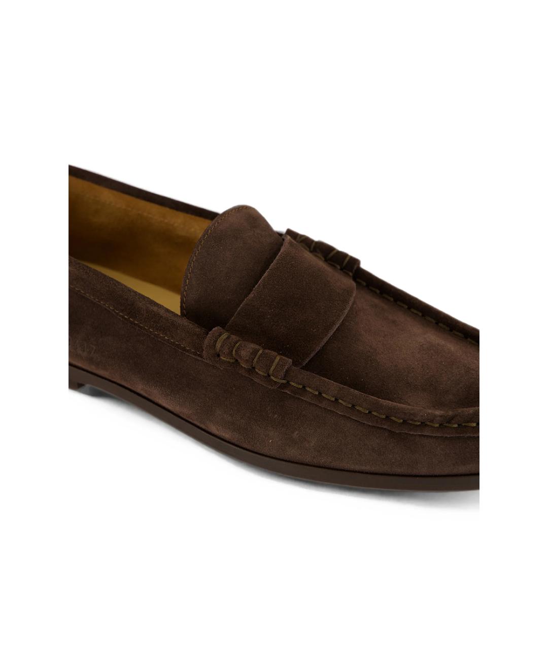 COMMON PROJECTS Коричневые замшевые лоферы, фото 4