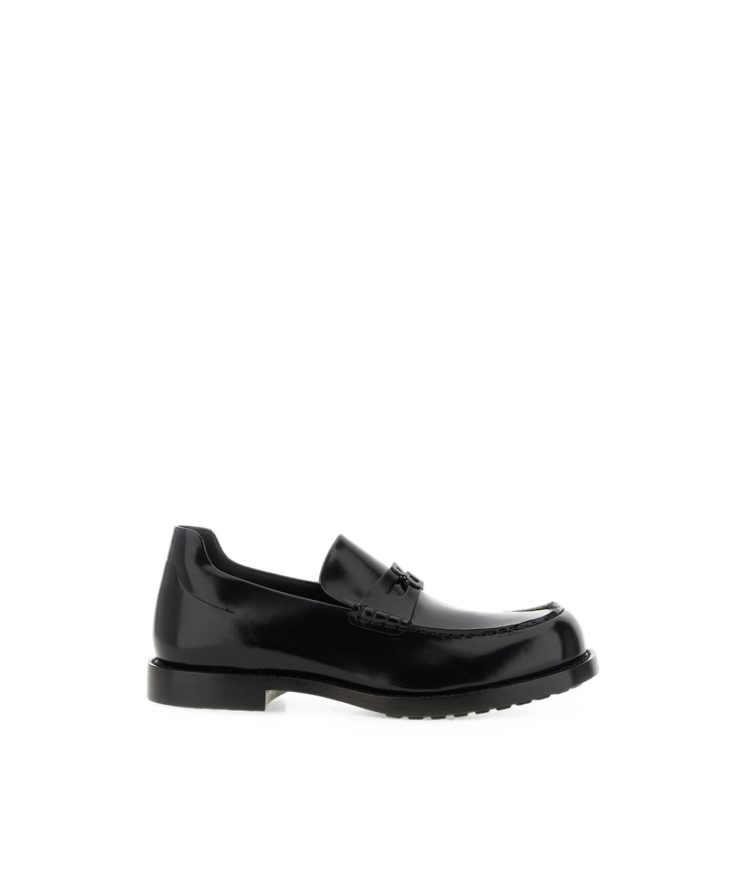 BALENCIAGA Черные кожаные лоферы, фото 5
