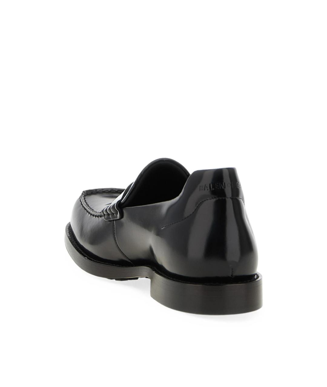 BALENCIAGA Черные кожаные лоферы, фото 2