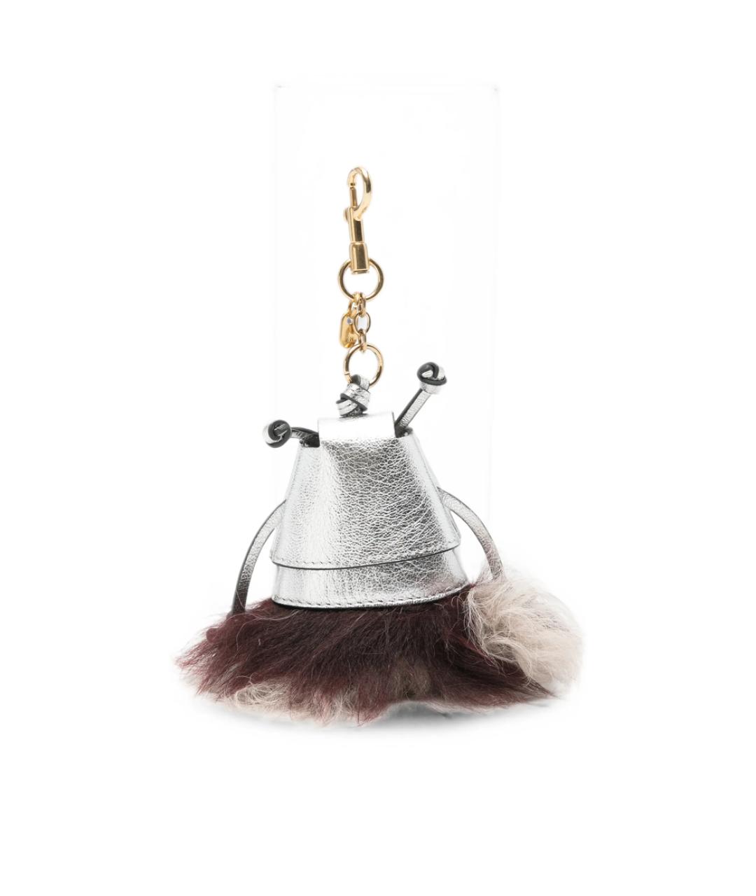 ANYA HINDMARCH Серебряный брелок, фото 3