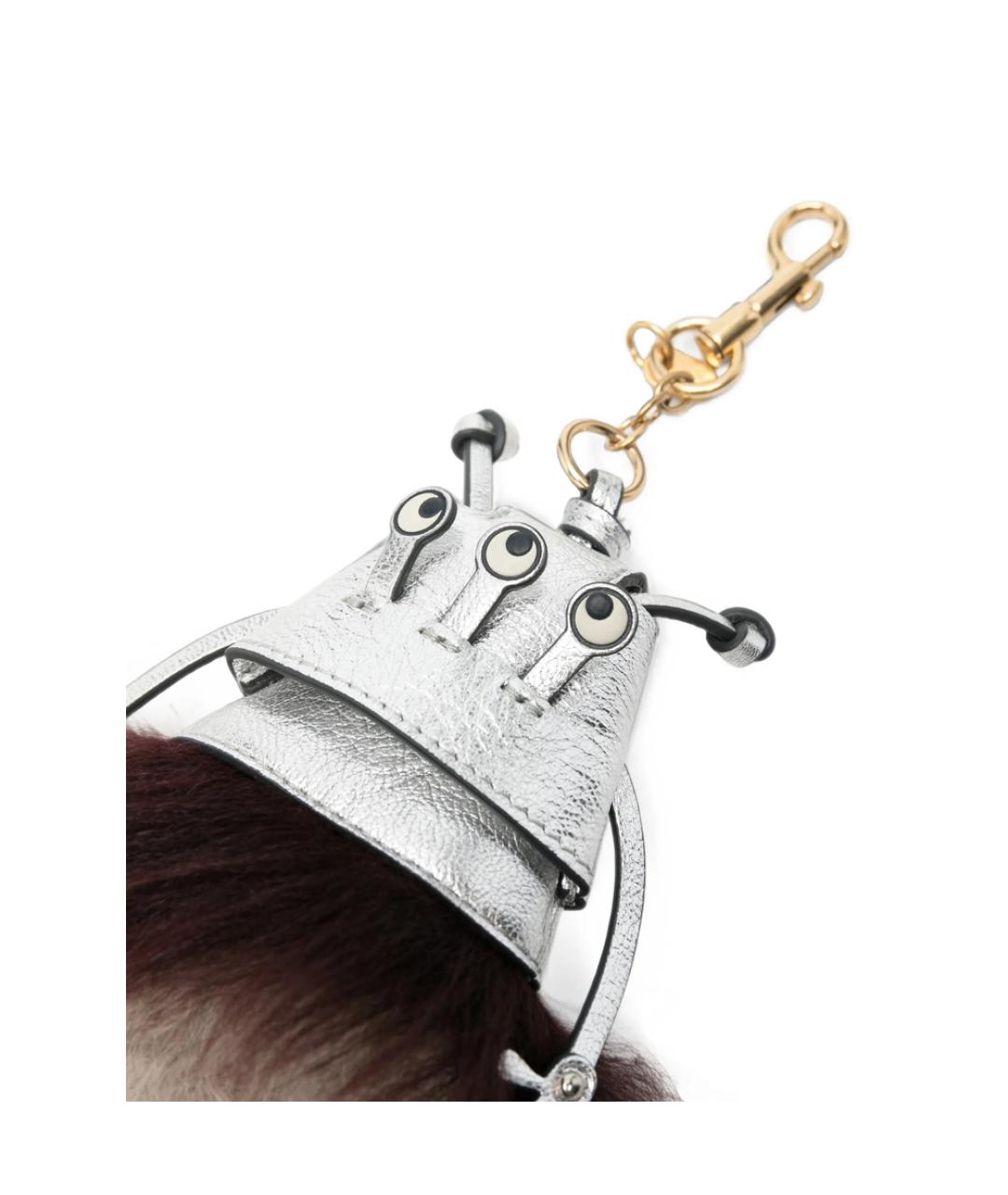 ANYA HINDMARCH Серебряный брелок, фото 2