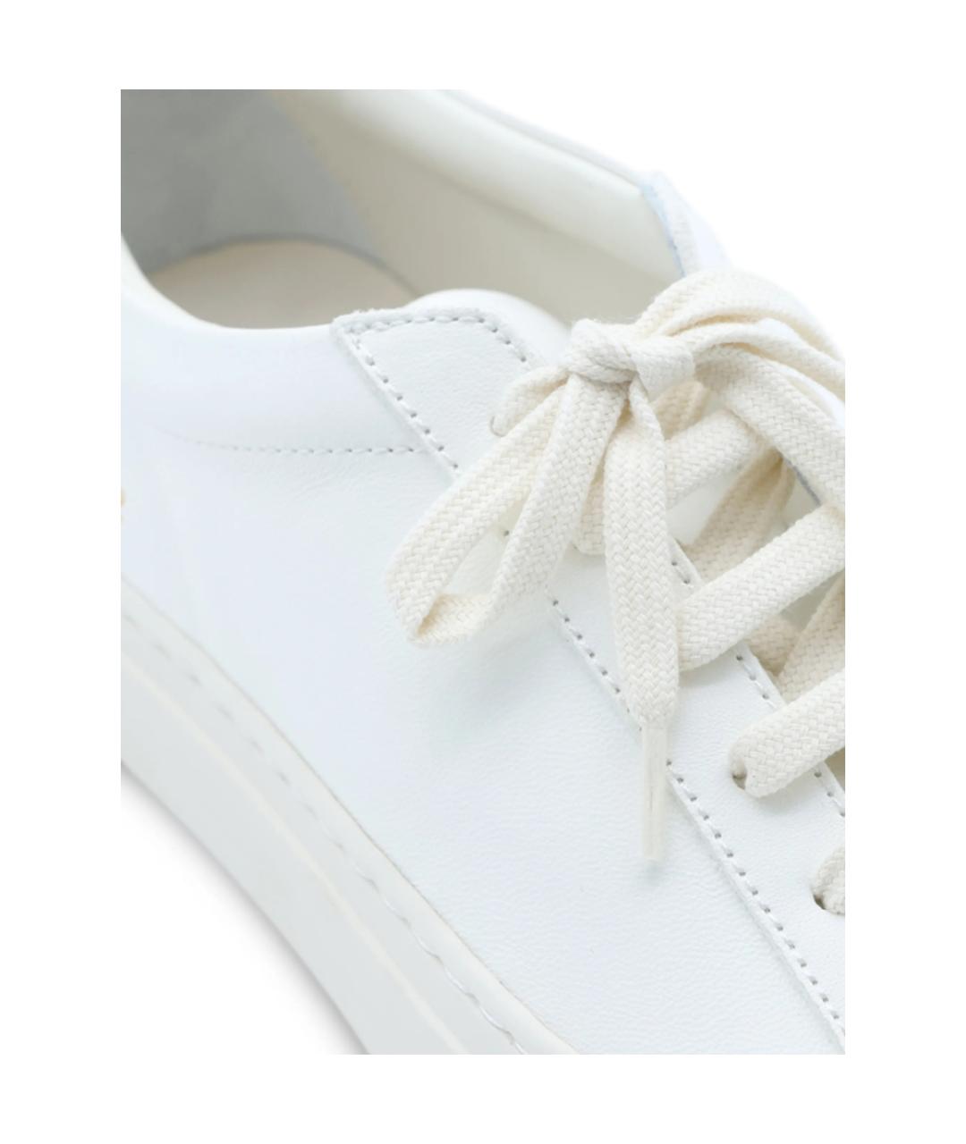 COMMON PROJECTS Белые кожаные кеды, фото 4