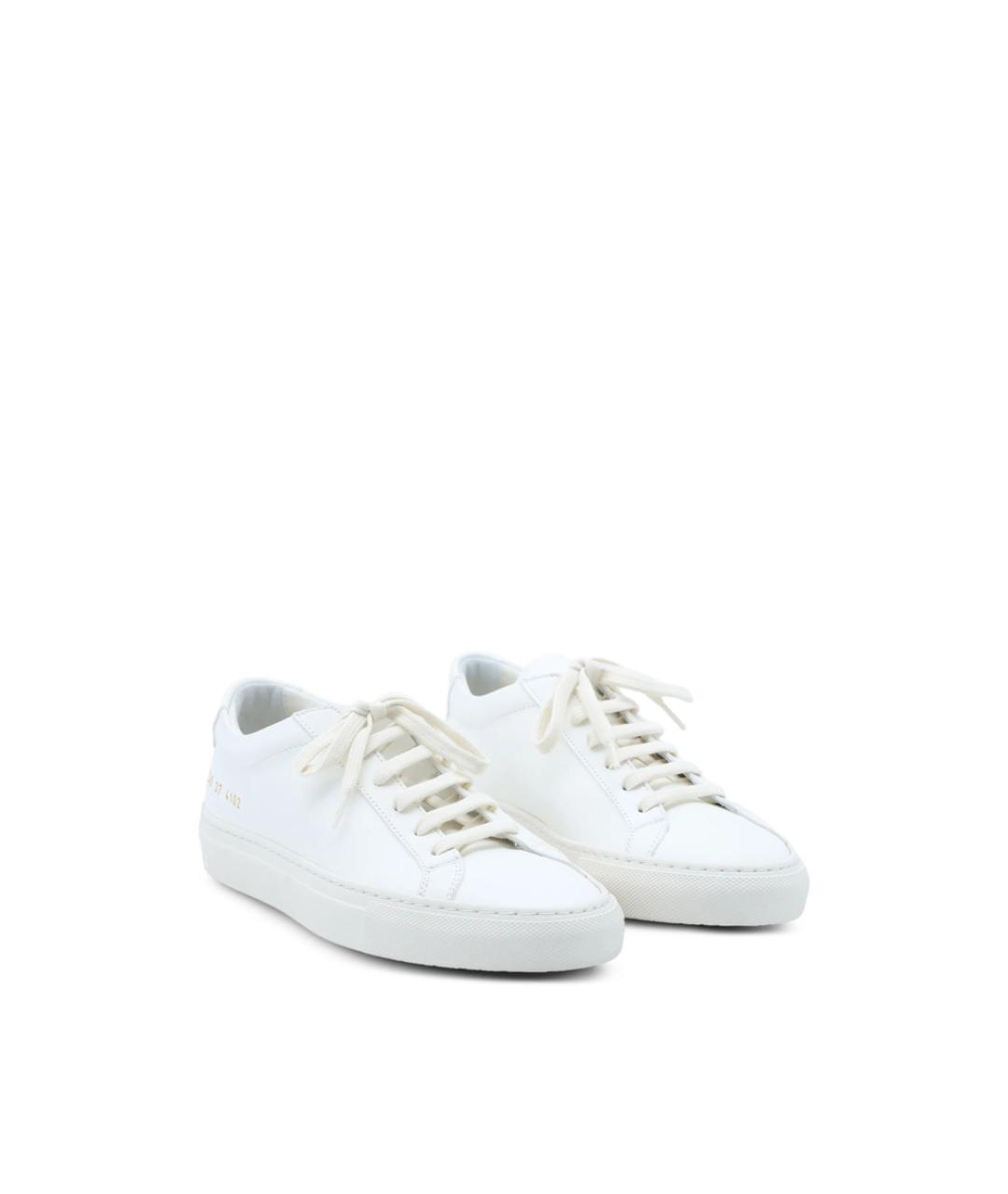 COMMON PROJECTS Белые кожаные кеды, фото 2