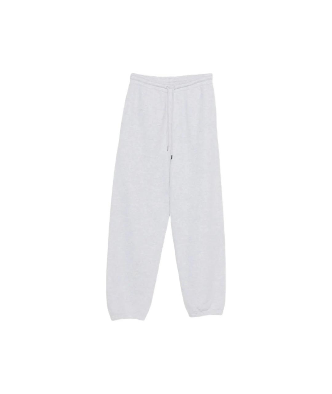 JACQUEMUS Серые хлопковые повседневные брюки, фото 1