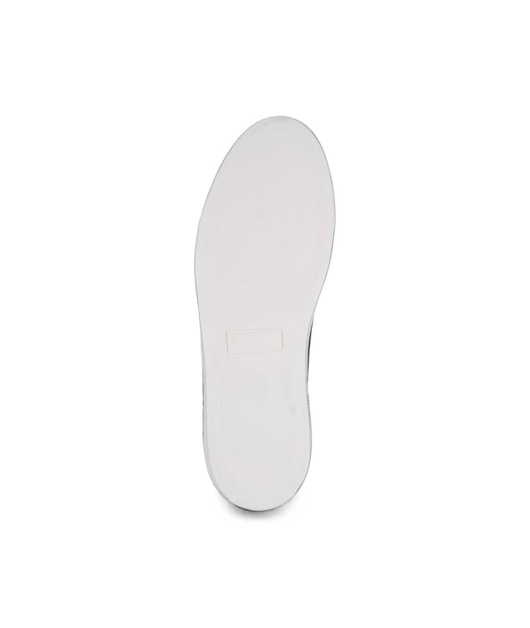 COMMON PROJECTS Черные кожаные низкие кроссовки / кеды, фото 3