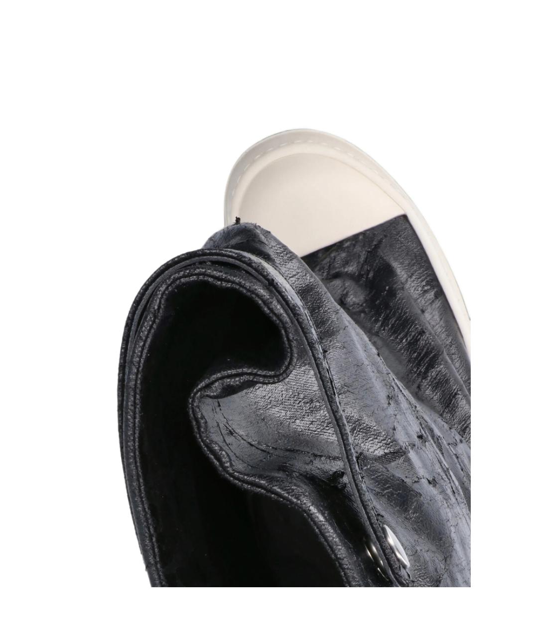 RICK OWENS DRKSHDW Черные текстильные сапоги, фото 3