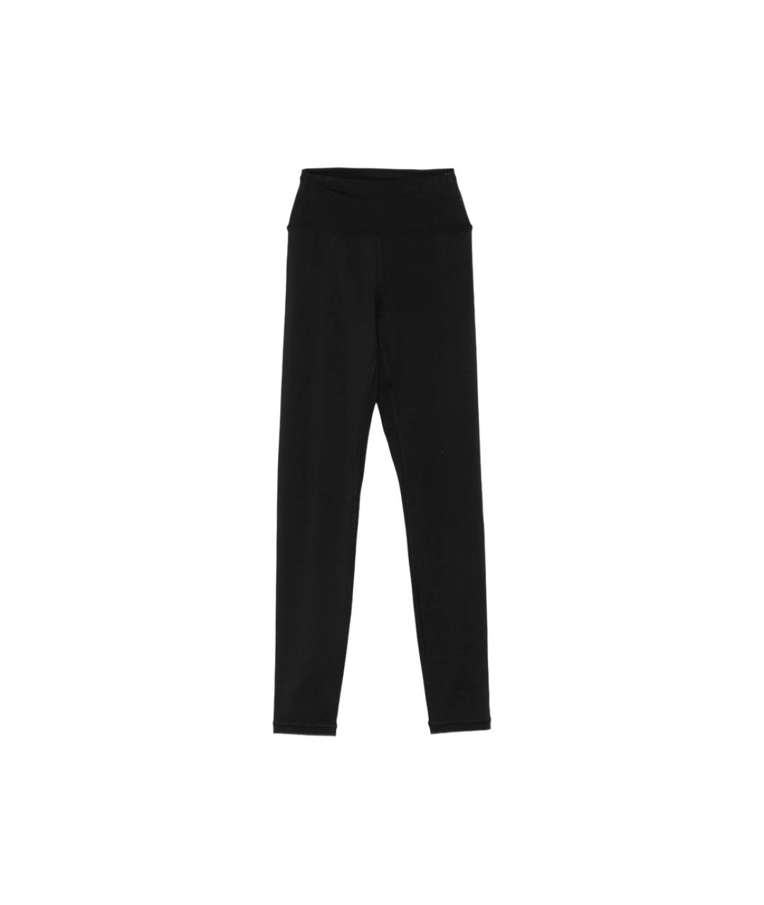 SPORTY AND RICH Черные полиамидовые леггинсы и велосипедки, фото 1