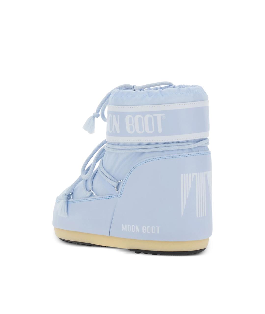 MOON BOOT Голубые синтетические ботинки, фото 4