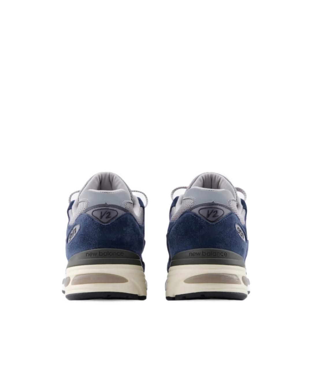 NEW BALANCE Синие замшевые низкие кроссовки / кеды, фото 5