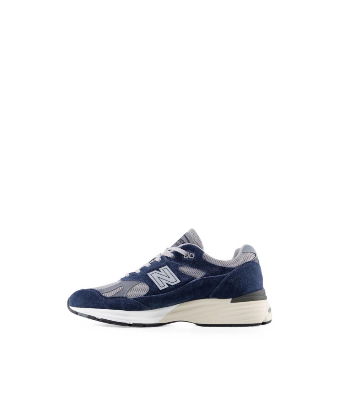 NEW BALANCE Синие замшевые низкие кроссовки / кеды, фото 2