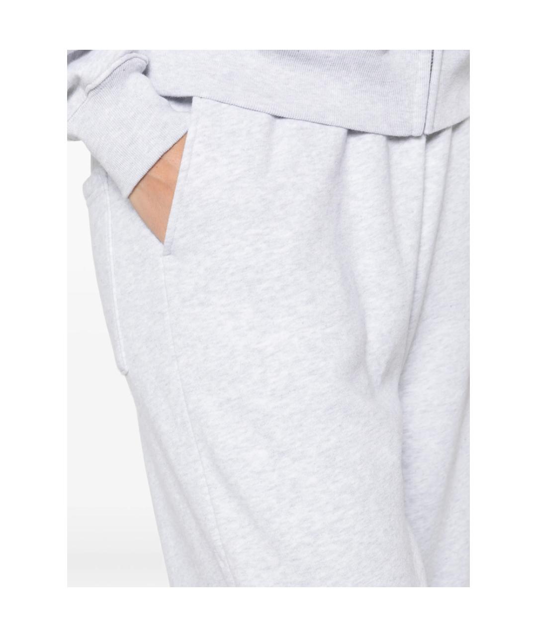SPORTY AND RICH Серые хлопковые спортивные брюки и шорты, фото 2